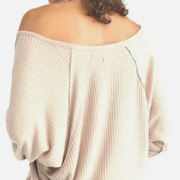 Free People Santa Clara Thermal Top in Alabaster - Size Medium - Picture 3 of 5